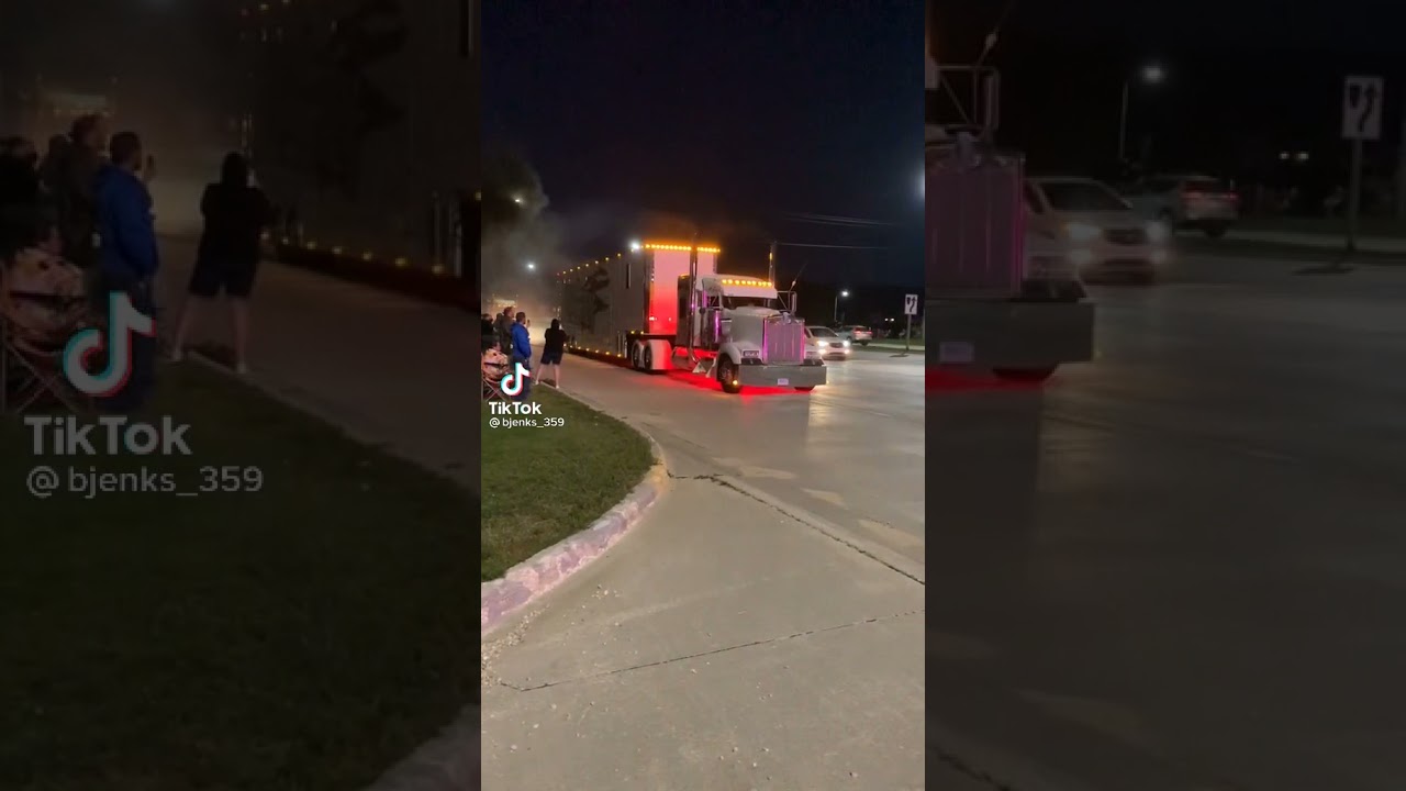 Jake brakes and rolling coal compilation. Petes,kennys,and train horns !