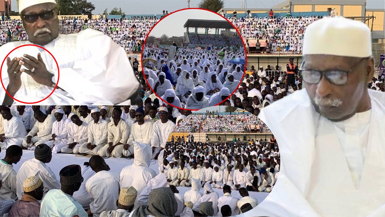 🛑Khadaratoul Diouma🥰Khalif Général des tidianes,Admirez l’ambiance des fidèles au stade Amadou Bari…
