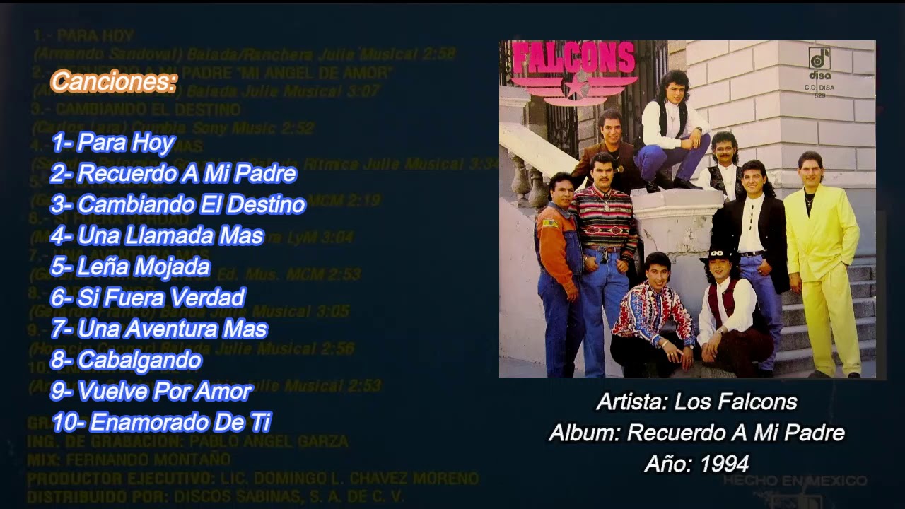Los Falcons - &Aacute;lbum: [Recuerdo A Mi Padre] (1994) Disco Completo