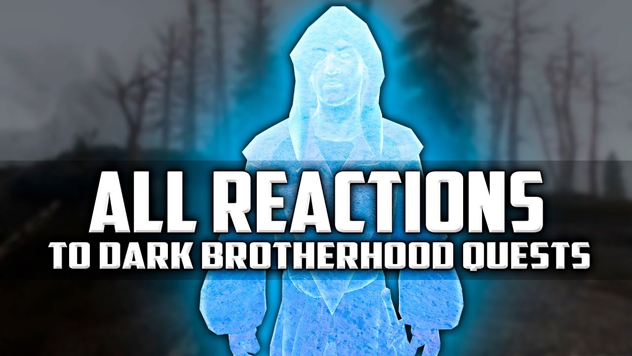 Skyrim ٠ All Lucien Lachance's Reactions to the Dark Brotherhood Quest