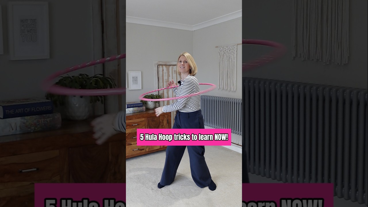 5 Hula Hoop tricks to learn now. comment for tricks breakdown #hulahooptricks #hulahooping