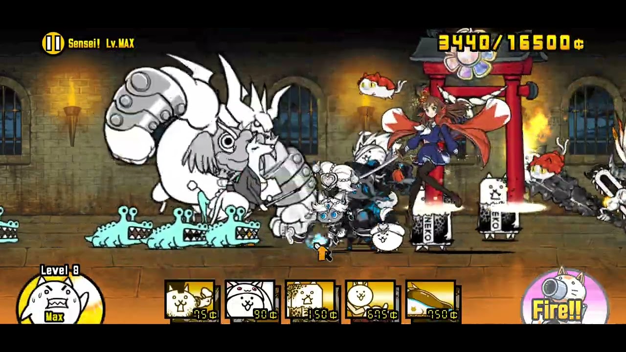 The Battle Cats | Completing April Gauntlet Level 20!