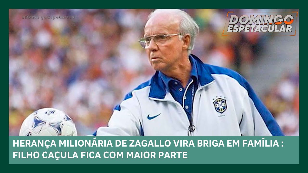 Guerra em fam&iacute;lia e pol&ecirc;mica em disputa por Heran&ccedil;a de Zagallo| Domingo Espetacular