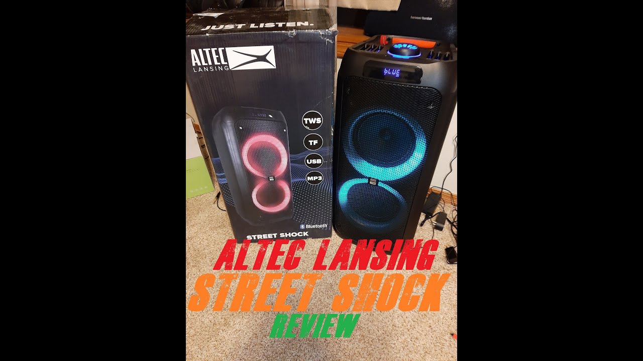 Altec Lansing- ☠️ Street Shock (AL500) Bluetooth Speaker Review. A JBL Partybox 200/300 Killer?