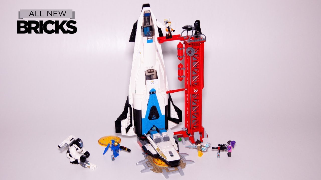 Lego Overwatch 75975 Watchpoint Gibraltar with 75970 Satellite Drone Payload