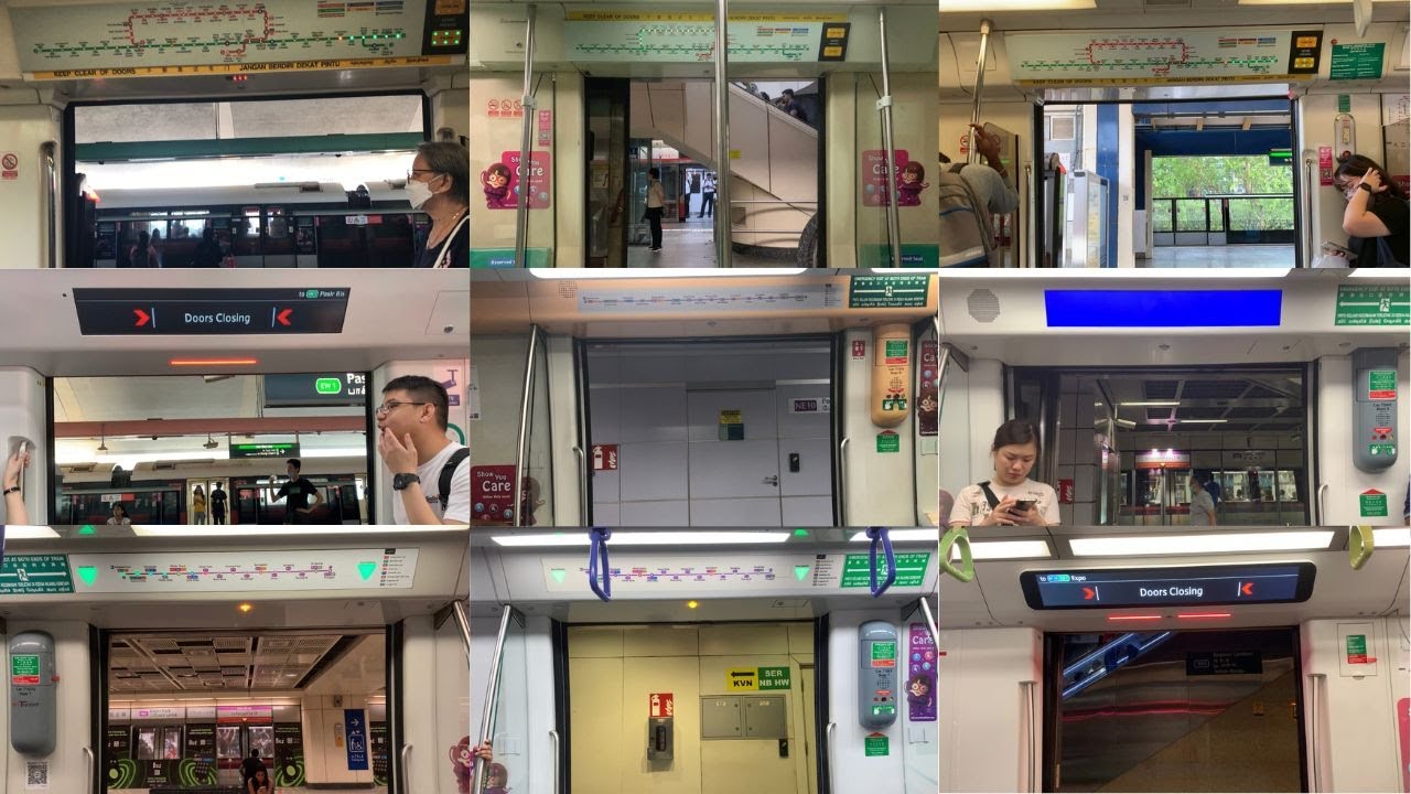 [100TH VIDEO SPECIAL] Singapore Train Doors Closing Compilation 2, 2023