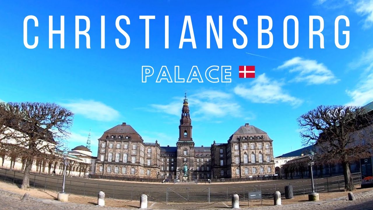 🇩🇰 Christiansborg Palace & Royal Library Garden I Copenhagen Walk 哥本哈根 I Danish Parliament Building