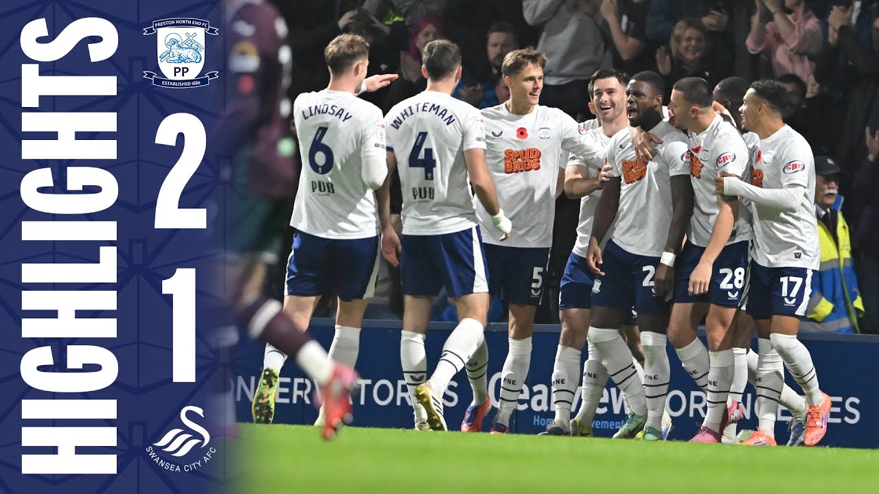 Highlights | PNE 2-1 Swansea City