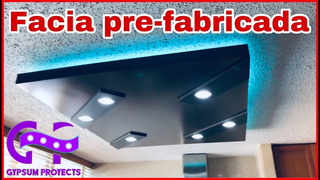 Como hacer una facia prefabricada