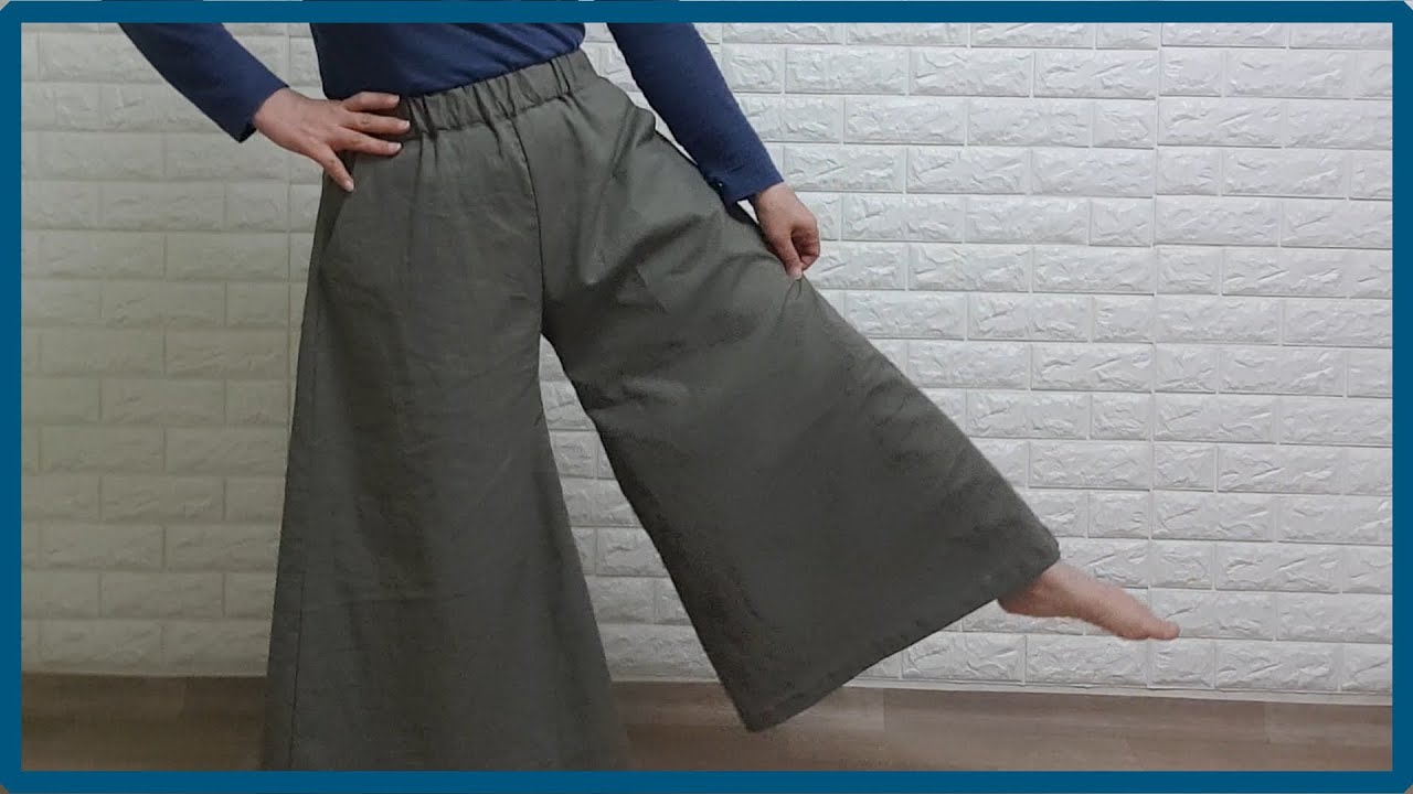 통넓은 바지 만들기. 와이드 팬츠 만들기. 쉬운 옷만들기.DIY