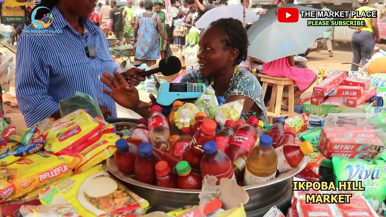 IKPOBA HILL MARKET DAY IN BENIN CITY