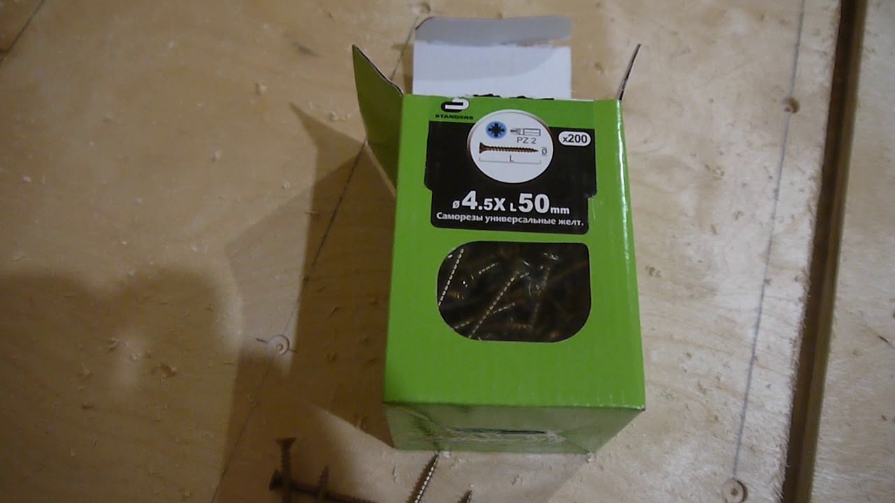 Укладка фанеры на деревянный пол