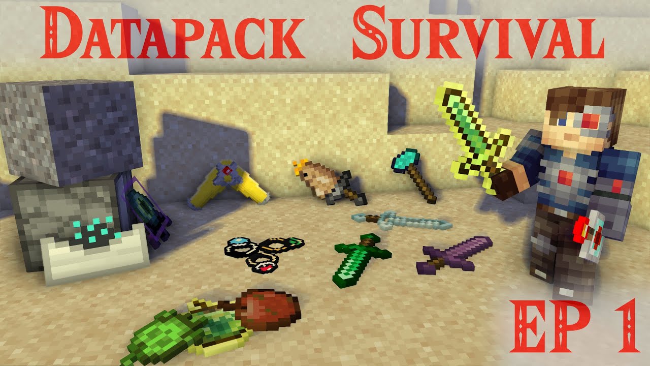 Best Nether Run Ever?!? WASD Datapack Survival Ep 1. Minecraft 1.15.2