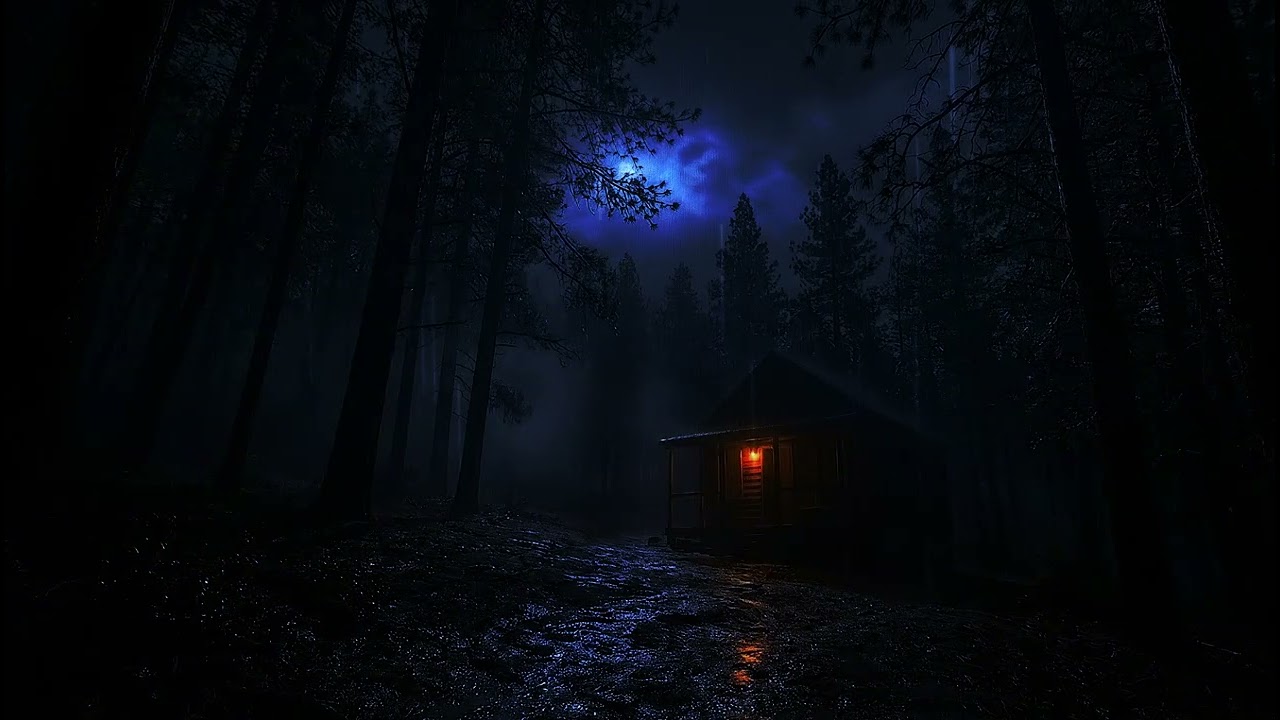 Fall Asleep Fast to Heavy Rain & Soft Rolling Thunder • Gentle ASMR for Deep Sleep