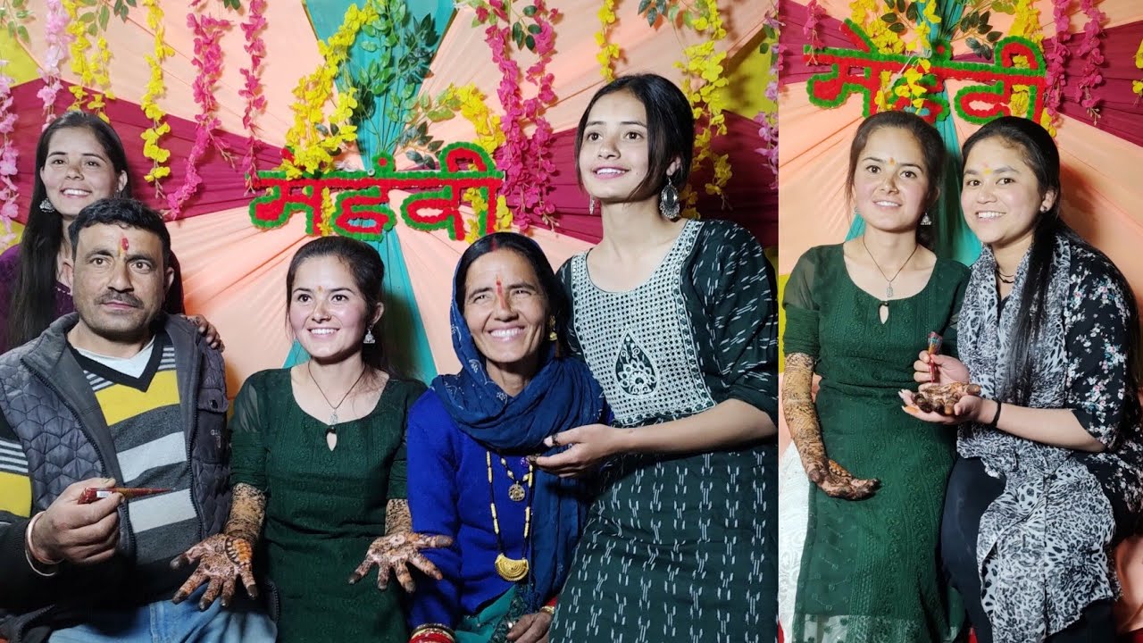 Best Friend की मेंहदी में मज़ा आ गया 😍❤️✨ @ExploreWithVarshaaa @VarshaKorangaVlogs Gayatri Koranga ❤️