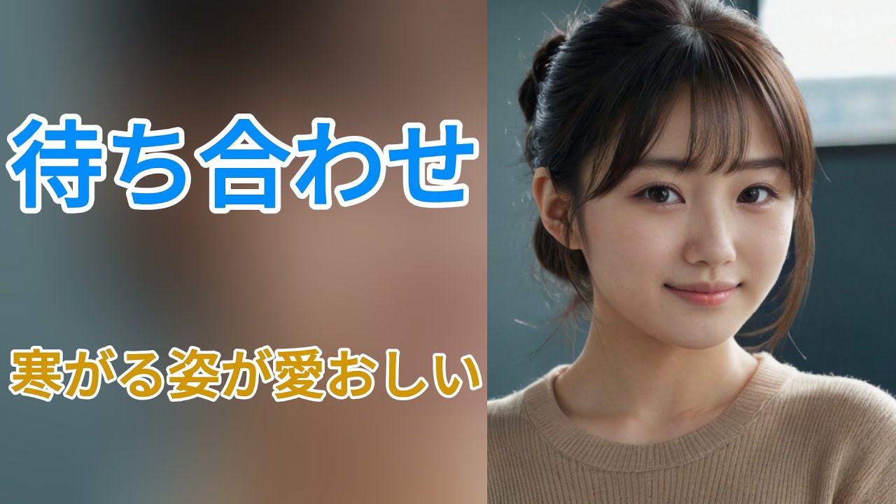 【AI美女】寒空の下で待つ彼女、手を温めてあげたくなる可愛さ Vol.40 