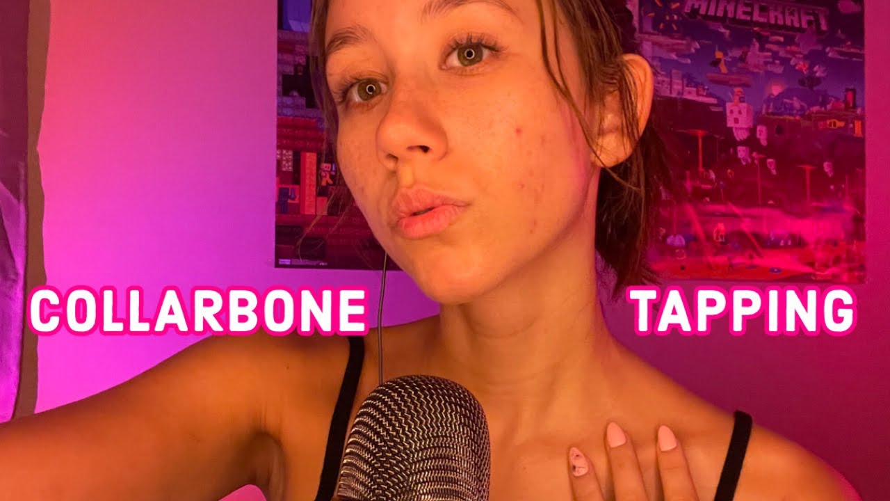 ASMR | collarbone tapping ❤️