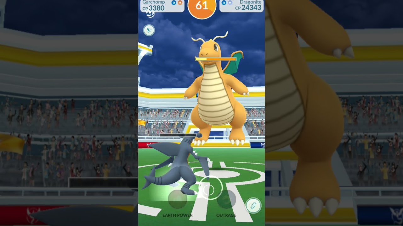 Dragonite Raid Solo in Pokemon Go!