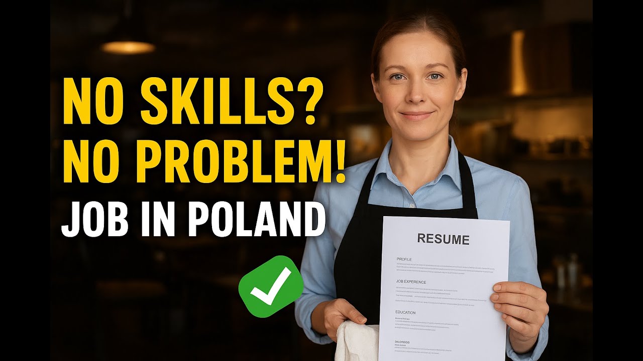 How to Find a  Job in Poland for Foreigners (No Skills Needed) #lifeinpoland
