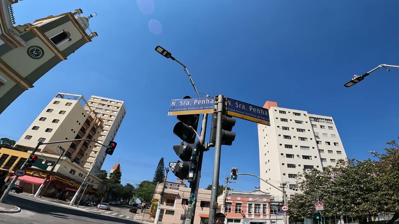 Walking Tour Andando na Penha Zona Leste da Cidade de São Paulo Brasil Walking Brazil 4K