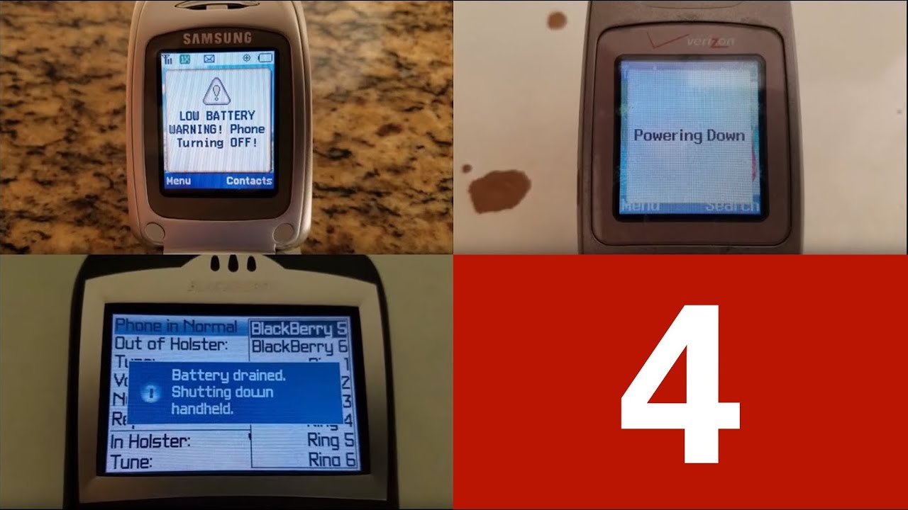 Battery low/Battery empty alert collection (PART 4)