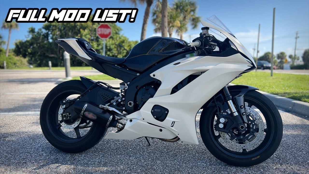 FULL WALKAROUND OF MY 2020 YAMAHA R6!