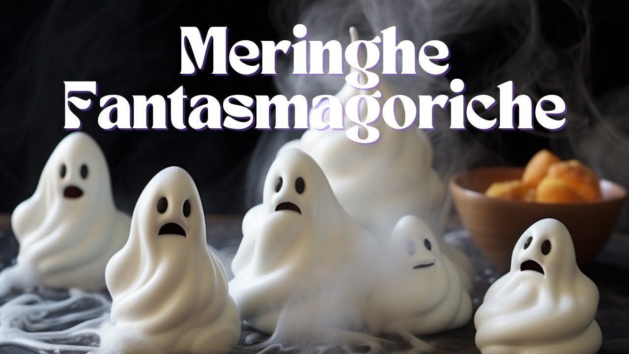 Ricette Halloween: Meringhe fantasmagoriche