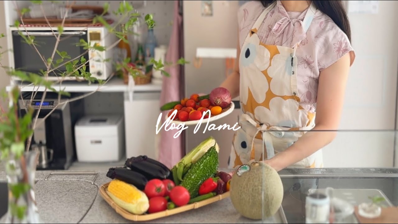Летняя кулинария из овощей | Простые японские домашние рецепты | Жизнь в одиночестве ВЛОГ