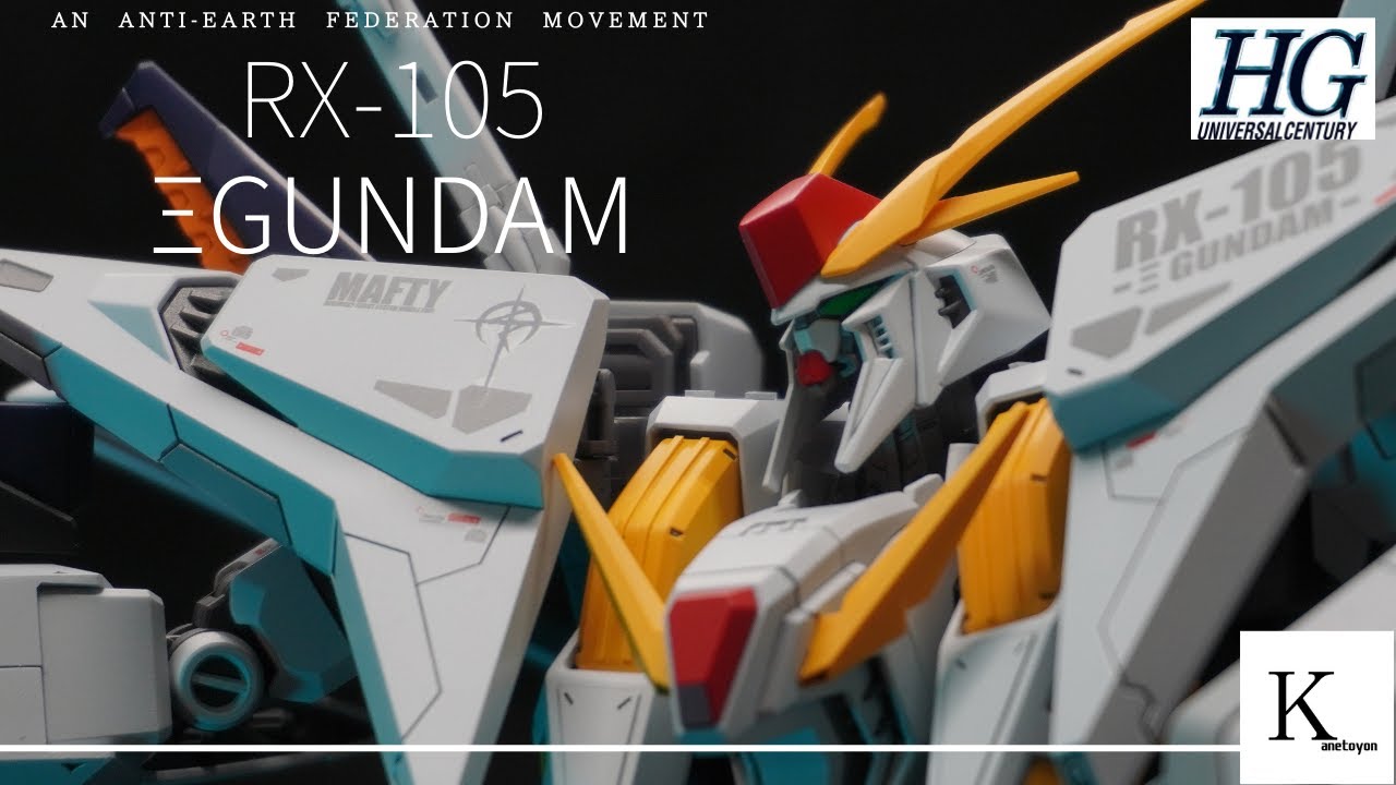 閃光のハサウェイ！第5世代モビルスーツのHGクスィーガンダムを作成しました！