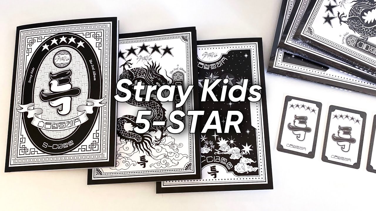 🤡 распаковка альбомов Stray Kids ★ ★ ★ ★ ★ 5-STAR (A, B, C ver.) ♡ kpop album unboxing