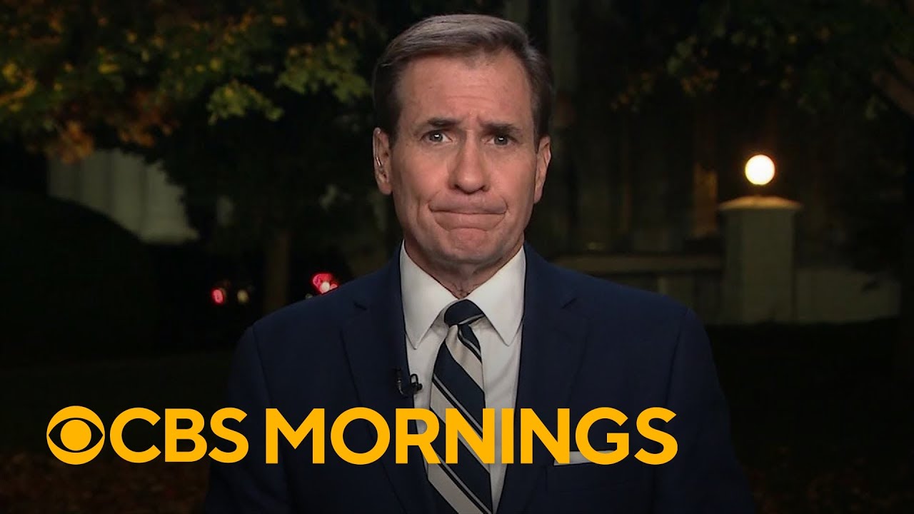 John Kirby says Israel has right to go after Hamas, but must respect civilian life, law of war