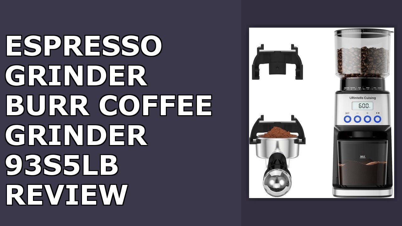 Espresso Grinder, Burr Coffee Grinder with 51 Grind Settings, Precision Timer, Stainless Review