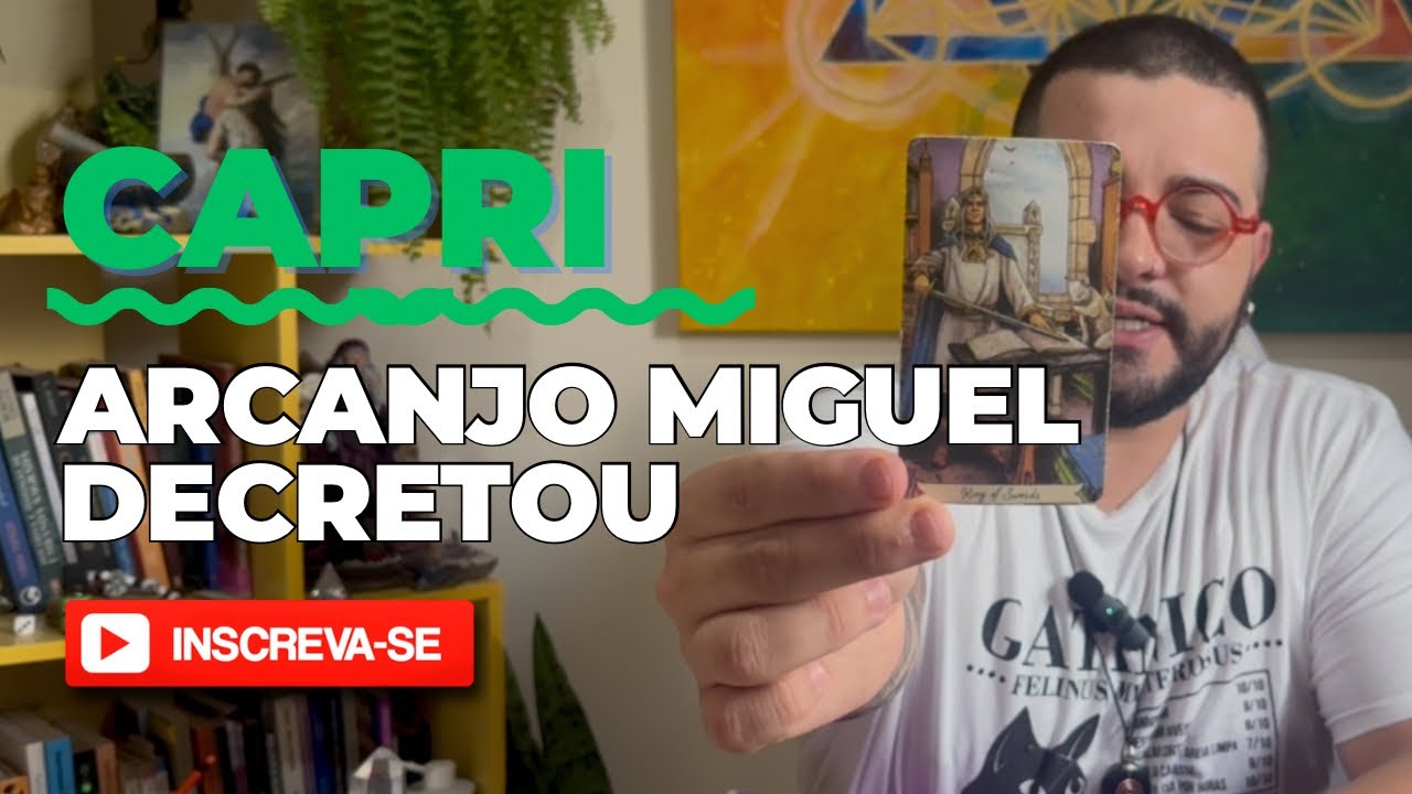 #1299 - TAROT CAPRICÓRNIO ♑️ | SEUS PLANOS ESTÃO SENDO ACELERADOS. INTERCESSÃO DE SÃO MIGUEL. 