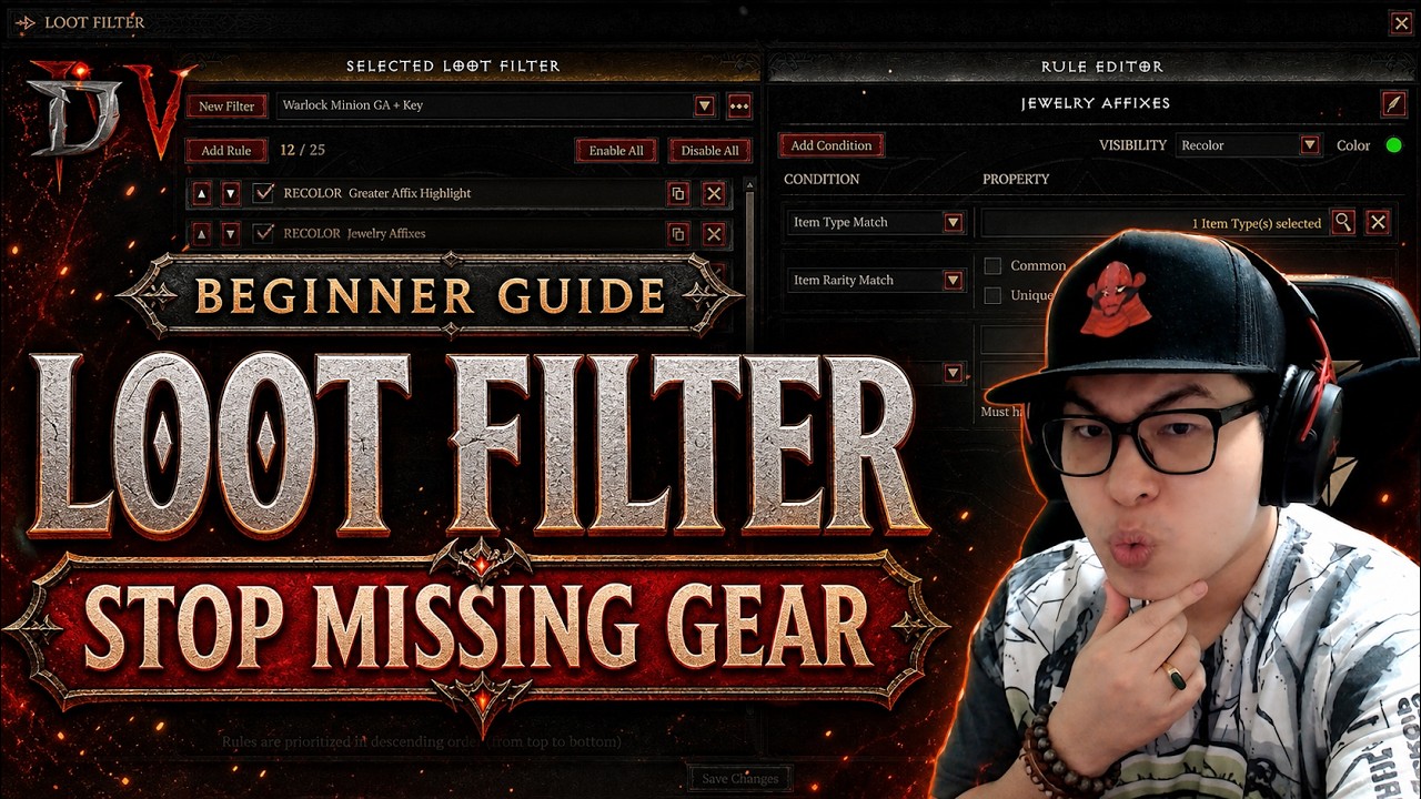 Diablo 4 Loot Filter Guide: Stop Missing Good Gear! | Season 13