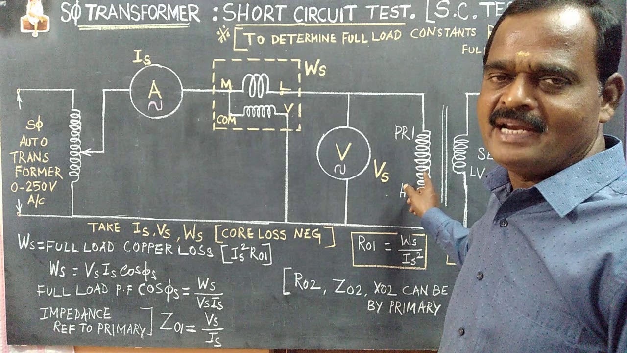 SHORT CIRCUIT TEST OF TRANSFORMER IN TAMIL