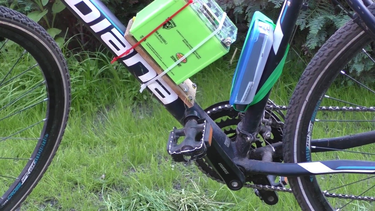 Elektronika w rowerze cz.1. Montaż akumulatorów / ZASILANIE