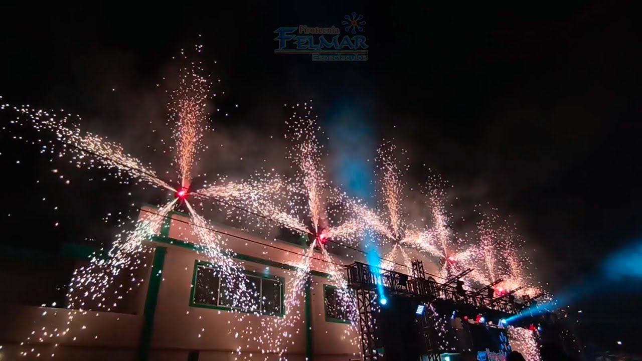 Piromusical en Honor a Cristo Rey (Feria del helado 2024) Oriental, Puebla. 🎆