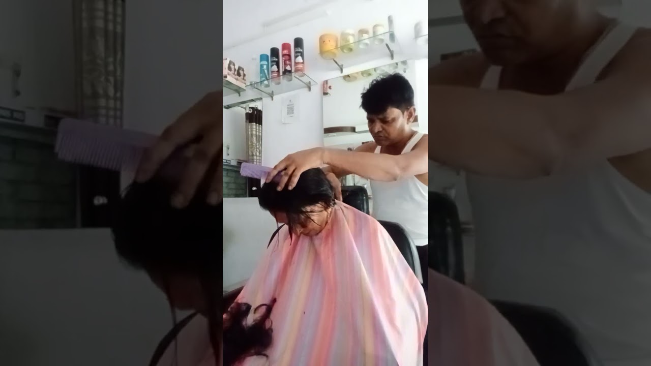 Jyoti hair salon Orchha bua ji ke haircut
