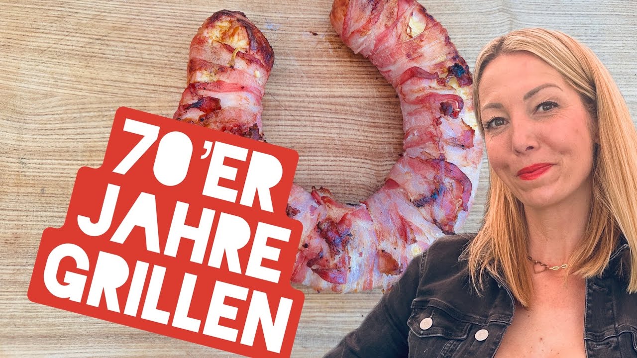 70´er Jahre GRILLEN | Fleischwurst mit Käse und Bacon