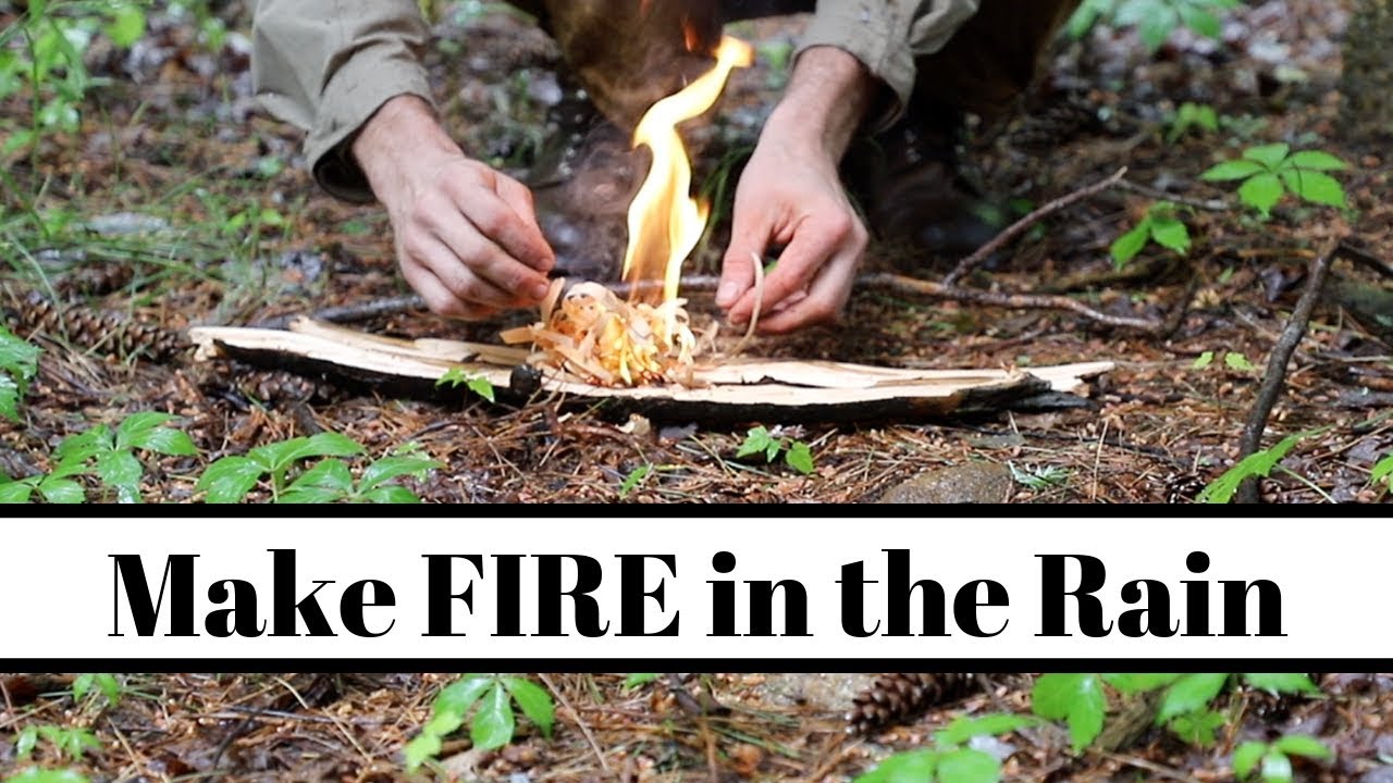 A Campfire in the Rain