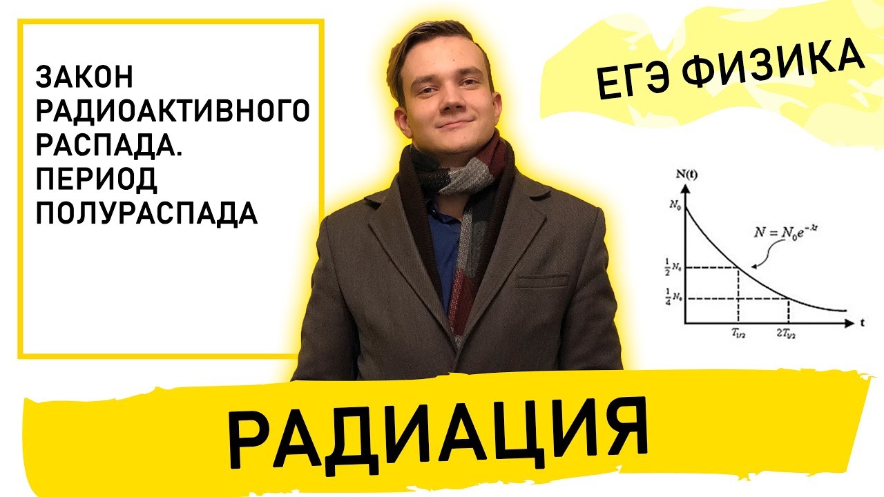 Закон радиоактивного распада. Период полураспада
