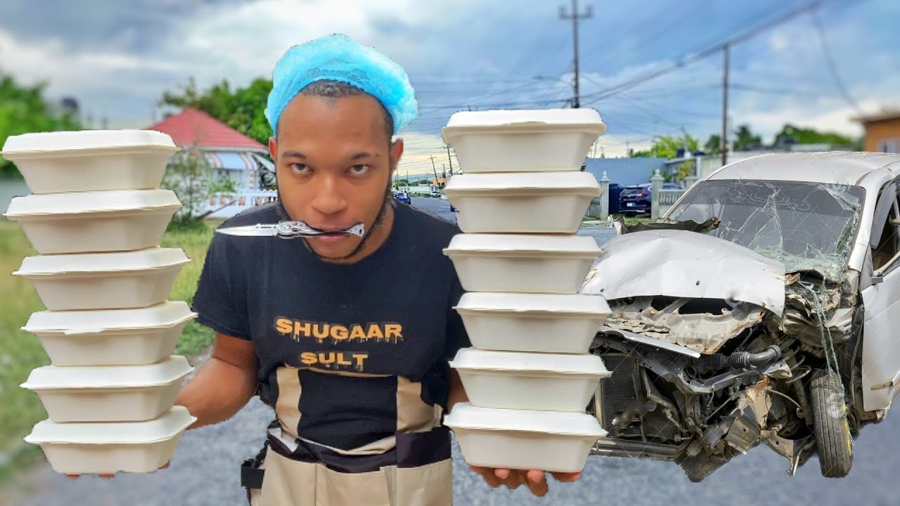 I FEED EVERY HOMELESS PERSON IN SPANISH TOWN/ Mint Roti, Coconut Jerk Chicken, Pineapple Coleslaw
