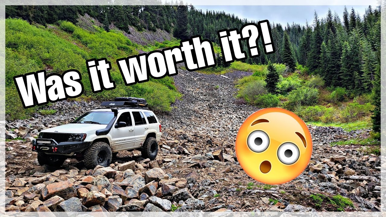 We got rescued!! Epic Offroad trail at Evans Creek WA on a Jeep Grand Cherokee WJ w/ Quadra Drive