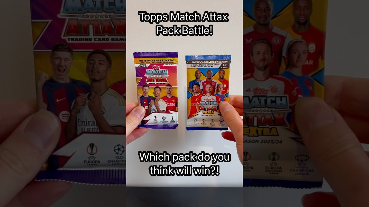 Topps Match Attax Extra 2023/24 pack opening battle! HUGE MBAPPE HIT!