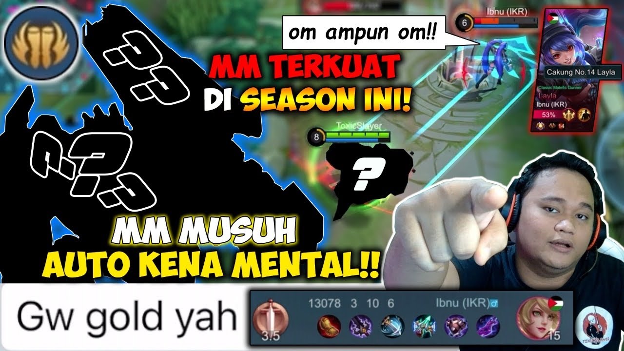 HERO GOLD LANE PALING MENGERIKAN!! MM LAWAN LAYLA GUA LOCK SAMPAI MAU PENSIUN!!!