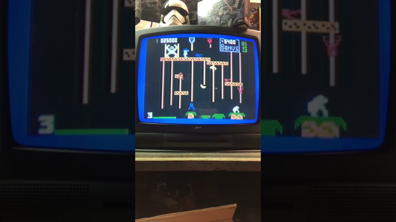 Donkey Kong Junior on Intellivision | Speed Run on Skill 1