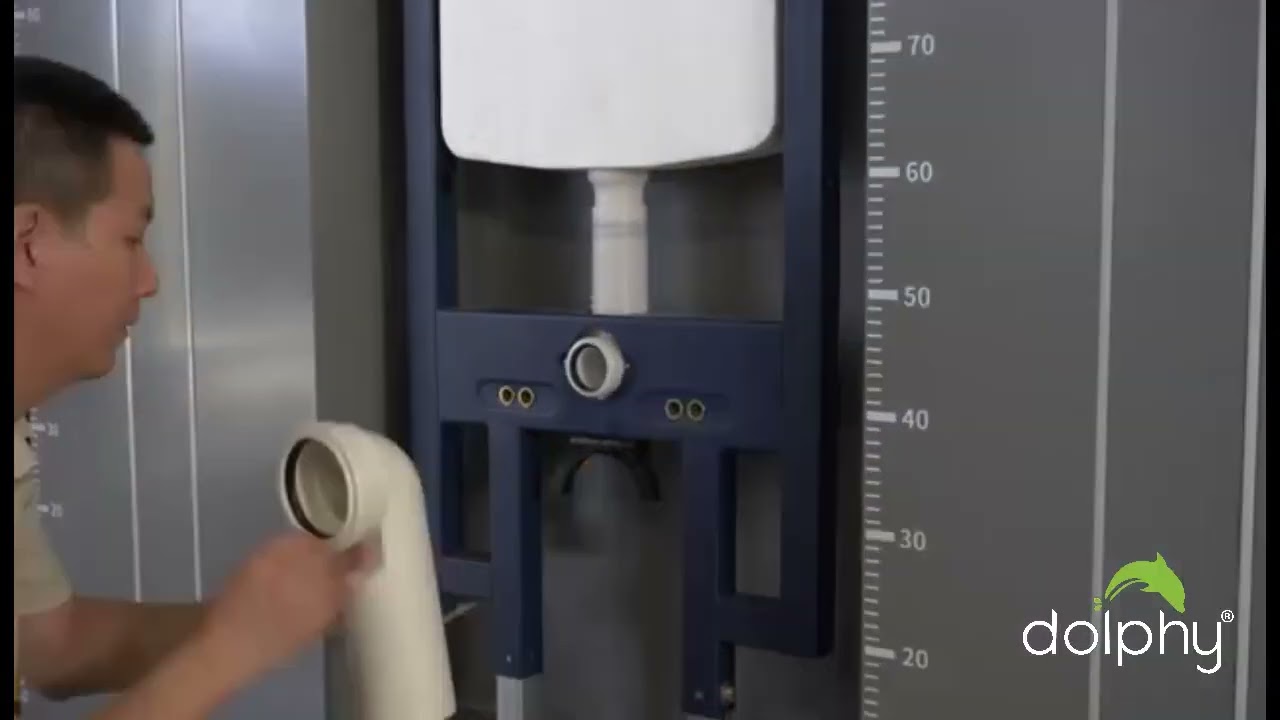 Dolphy Concealed Cistern With Sensor Plate installation DTCC0004
