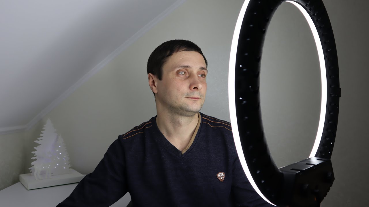 ЛУЧШИЙ ДЕШЁВЫЙ СВЕТ ДЛЯ YouTube БЛОГЕРА! Кольцевая лампа. Обзор. Распаковка. Опыт использования.