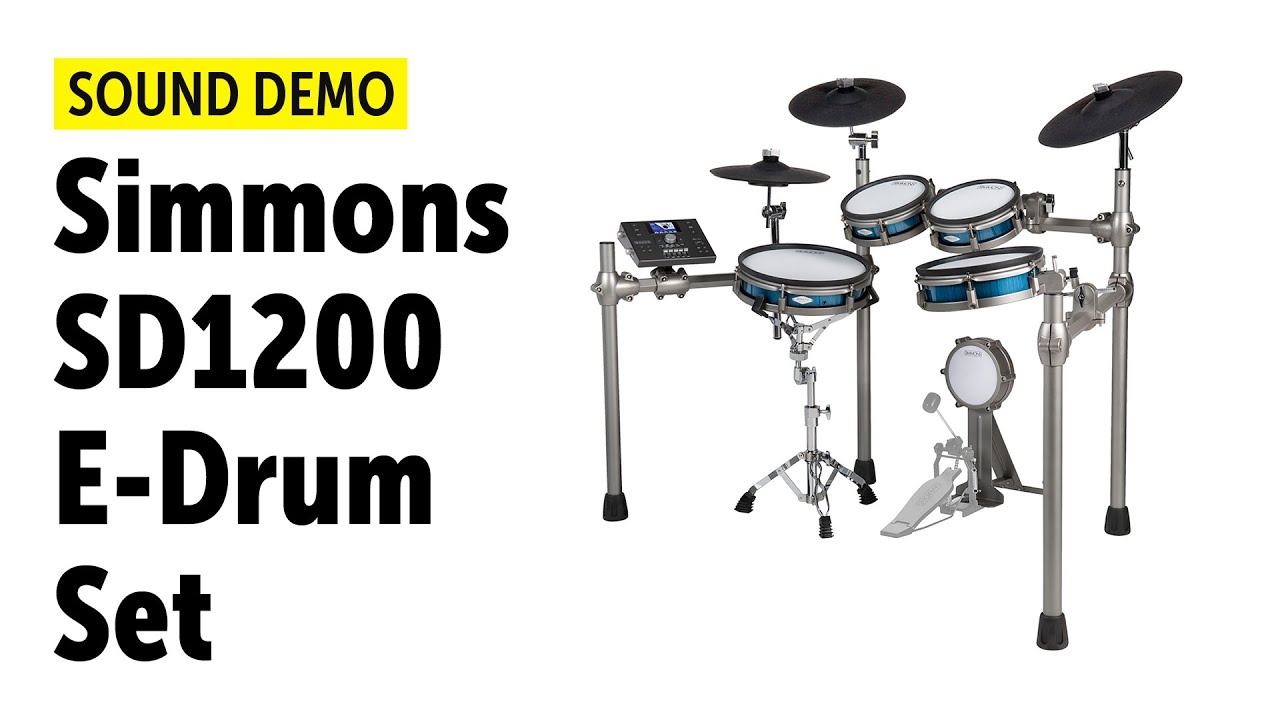 Simmons | SD1200 | E-Drum Set | Sound Demo