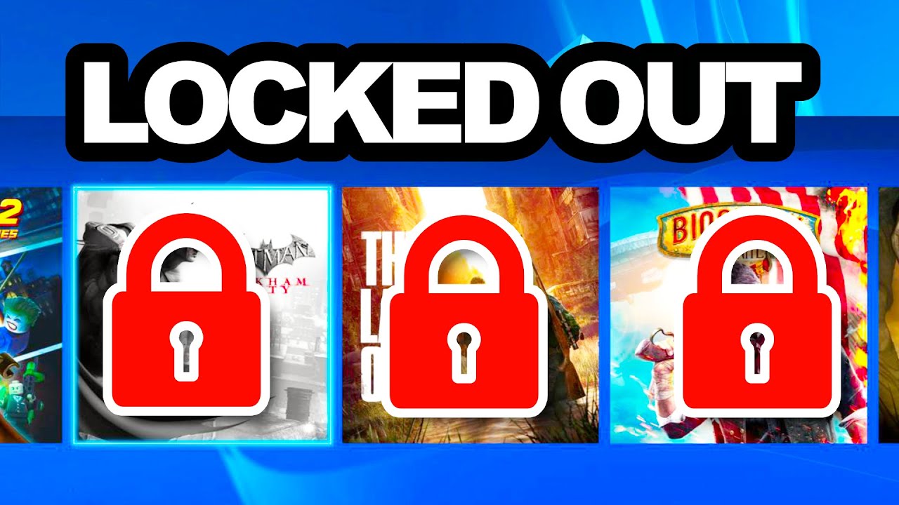 PS4 Error LOCKS All Your Games!